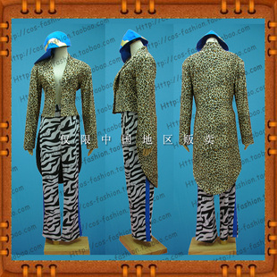 包邮东京大贩卖滨崎步浜崎あゆみLIVE豹纹02cos服全套cosplay服装