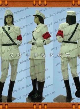 包邮东京大贩卖咎狗之血Akira白色军装cos服全套cosplay男女服装