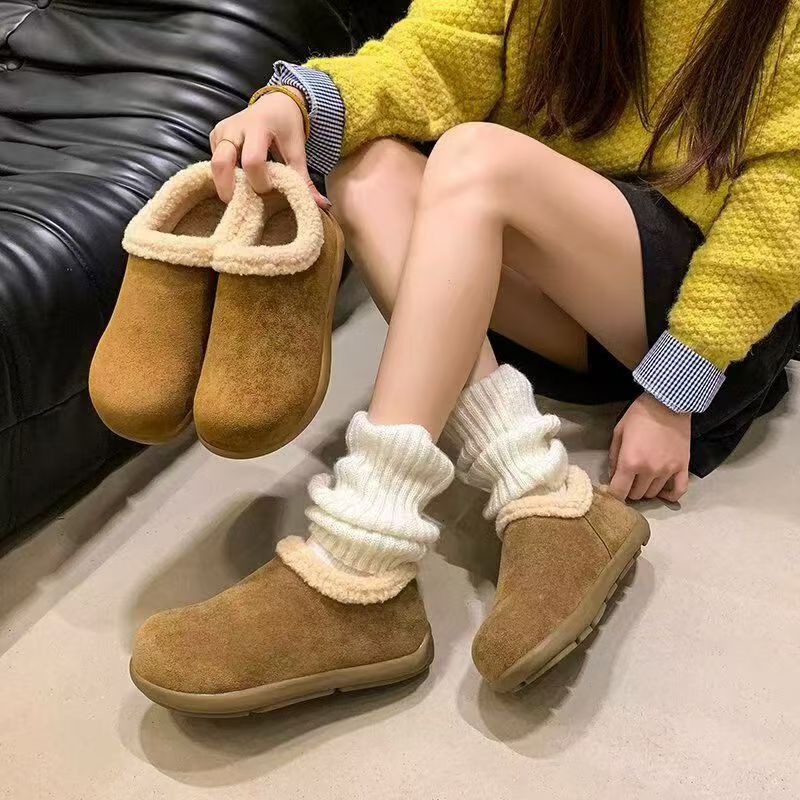 LL8727-1新款加绒勃肯包头拖鞋