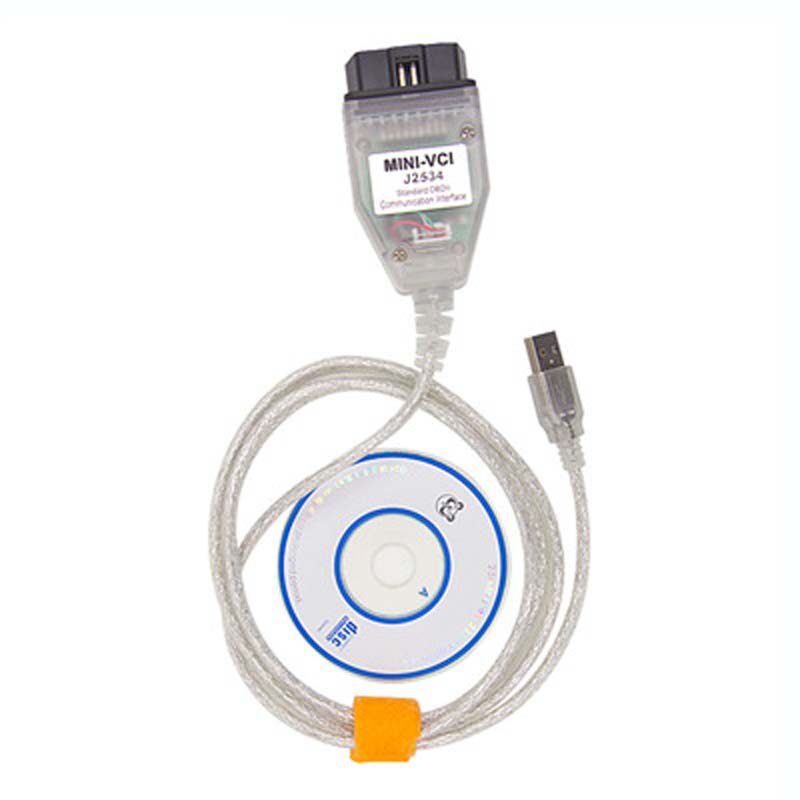 MINI VCI J2534 V18.000.008 TIS는 TOYOTA 차량 결함 진단 장비 감지 라인에 적합합니다