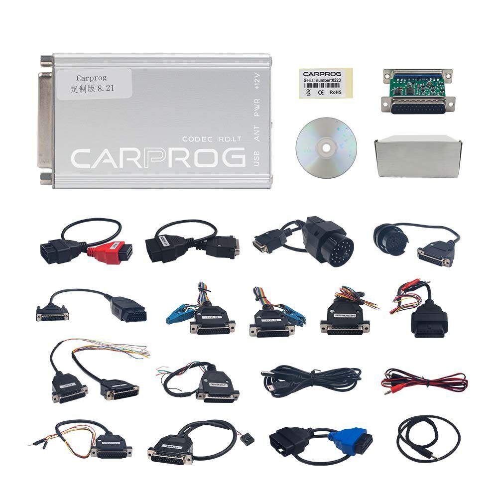 CARPROG FULL V13.77 |V10.93 자동차 ECU 프로그래머 모든 항목 어댑터