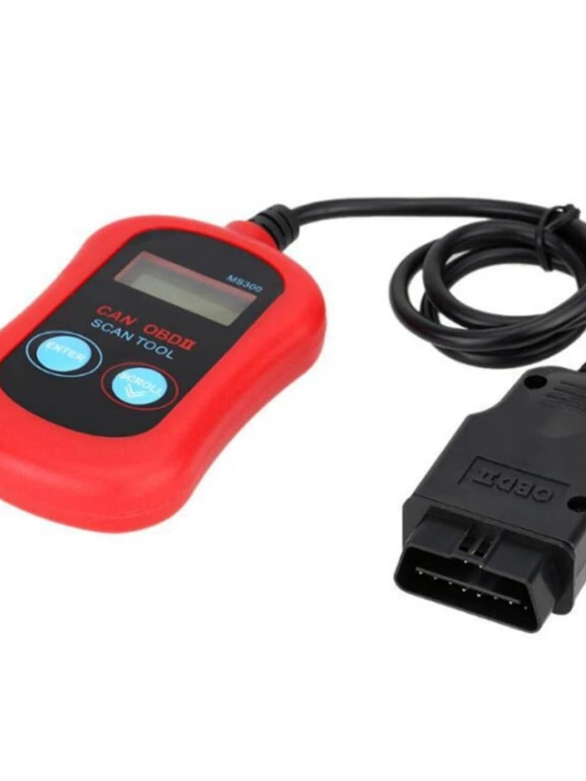 MS300 CAN 버스 OBD2 리더 OBDII 화면이 있는 휴대용 자동차 결함 감지 도구