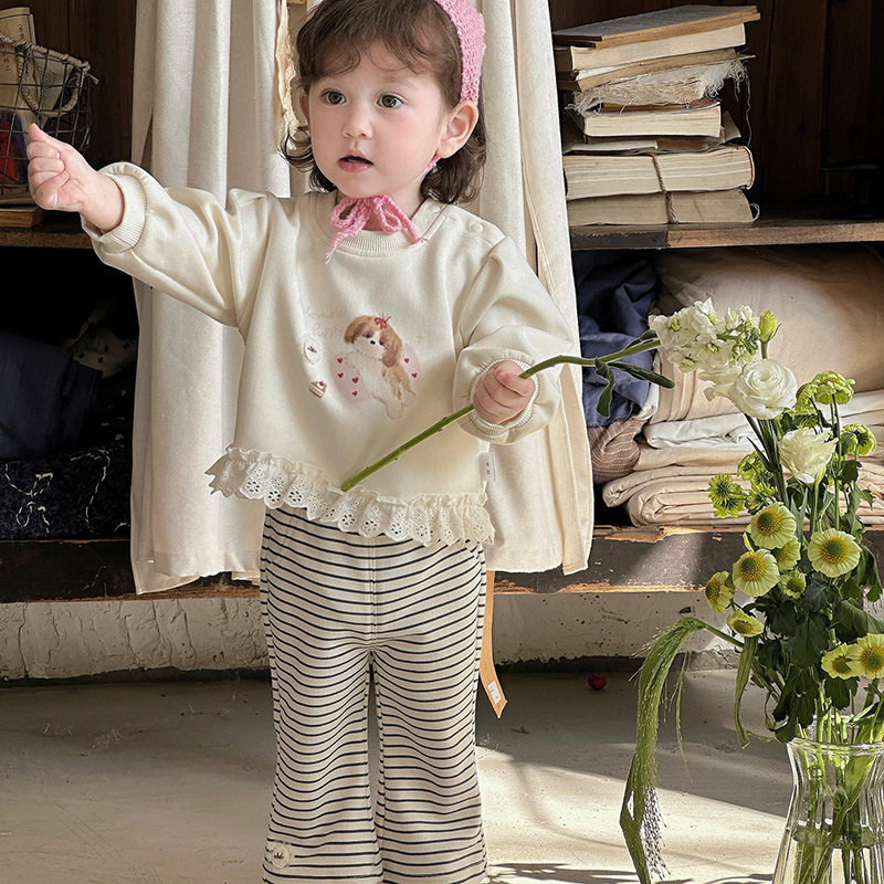 可爱女宝套装 a类春季新款婴幼儿韩版卫衣条纹长裤两件套春款衣服,童装/婴儿装/亲子装,儿童运动套装,淘宝优惠券,粉丝福利购,淘宝优惠卷