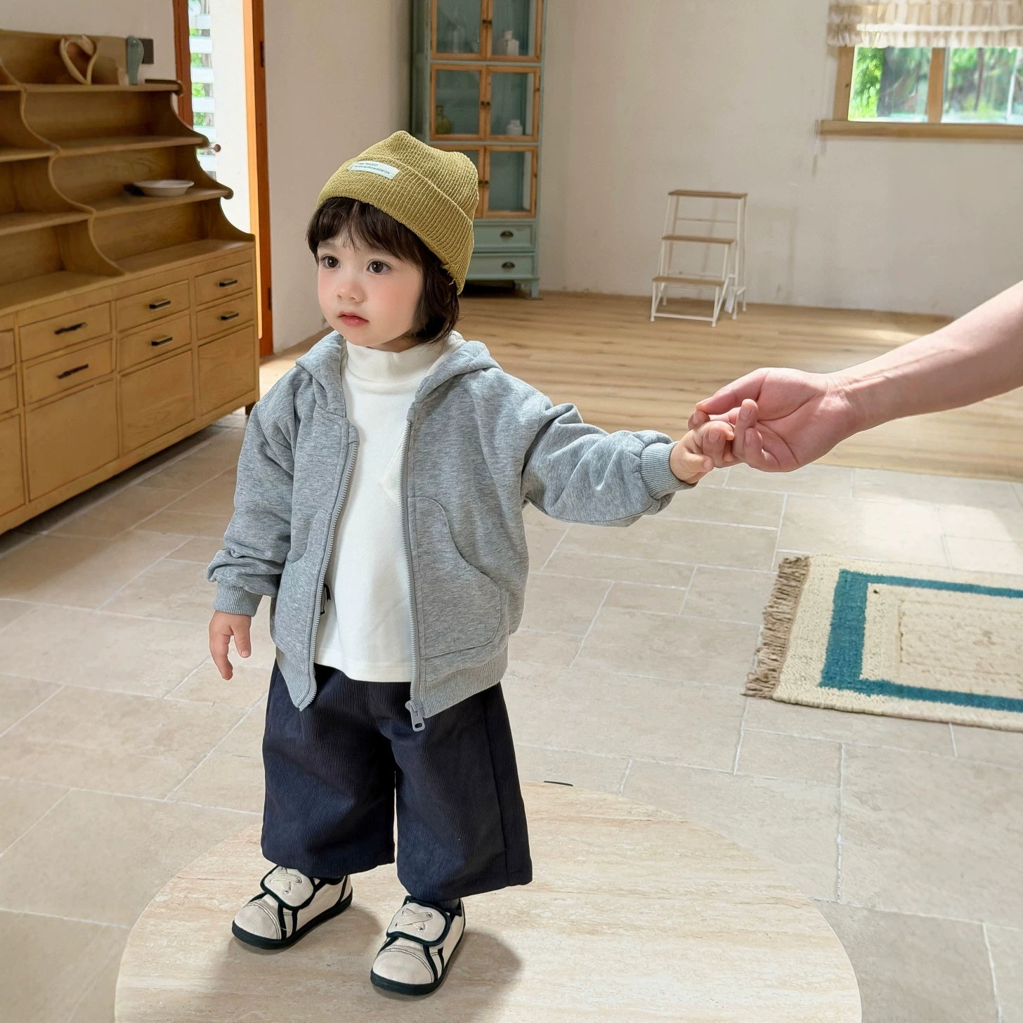 宝宝秋装衣服儿童服装秋款连帽外套2026新款韩版童装男童裤子套装