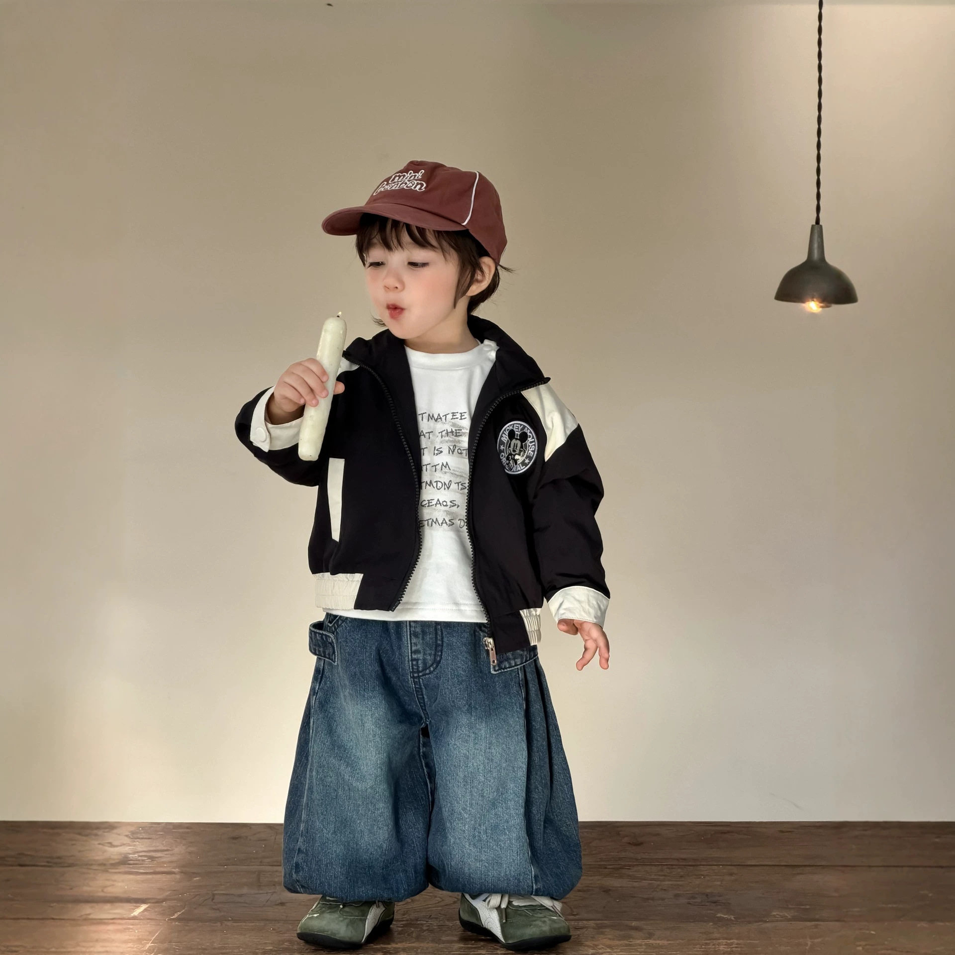 儿童外套秋季衣服2026新款韩版童装小宝宝秋装男童牛仔裤套装秋款