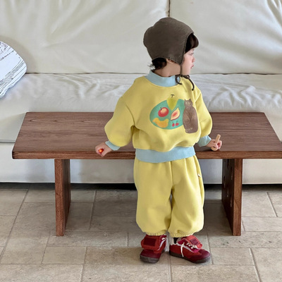 2折专区男童冬季加厚套装2025新款韩版童装宝宝冬装儿童秋冬加绒