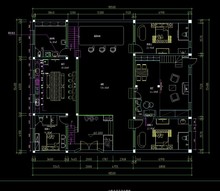 3D效果图制作CAD代画施工画图装修室内设计室内装修设计图纸代画