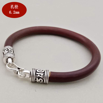鸡血藤皮绳扣金刚藤925纯银