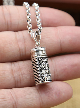 纯银饰品复古年年有余嘎乌盒特价