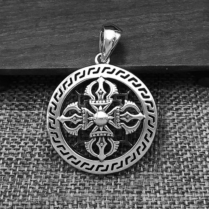 925 Sterling Silver Jewelry Buddhism Artifact Supplies Vajra Necklace Pendant Pendant Sterling Silver Popular Jewelryin the Accessories/Fashion Jewelry, Pendant/Pendant  category - from Buy2taobao.com to provide professional Taobao agent buy service