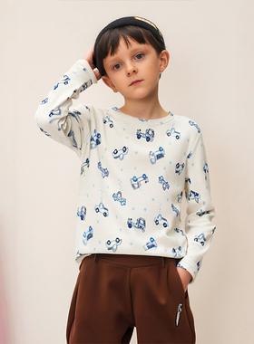 新西兰Kids美利奴羊毛长袖儿童秋衣裤排汗保暖童装内衣防汗臭舒适