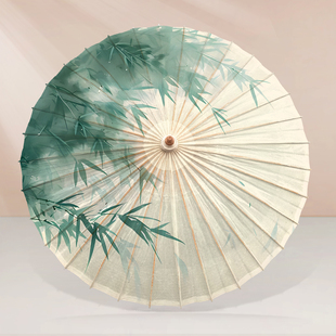 非遗纯手工油纸伞晴雨两用中式国风复古风汉服道具古典墨竹吟风