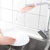 厨房水龙头导水槽防溅延伸器引水加 洗手延伸器小孩子洗手辅助器