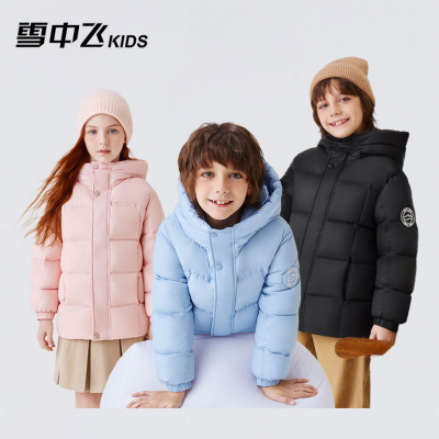 雪中飞加厚儿童羽绒服面包服外套