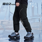 中大童男女童滑雪五防保暖休闲儿童裤 雪中飞儿童羽绒裤 2025新款 子