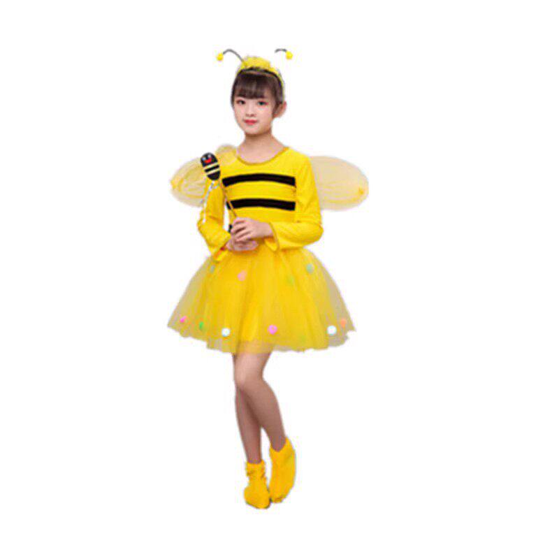 六一儿童演出服装小蜜蜂舞蹈服幼儿园宝宝儿童卡通动物装表演服装