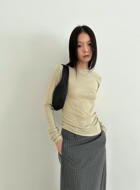 form韩国2025秋季Favourite新款时尚百搭宽松显瘦打底衫