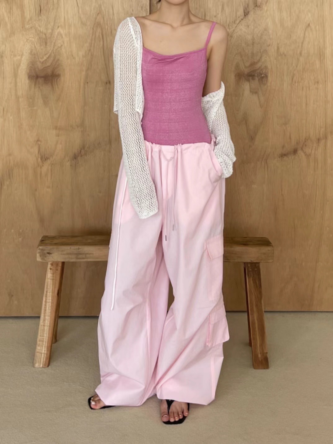 form韩国东大门代购夏morethanyesterday时尚百搭休闲工装裤