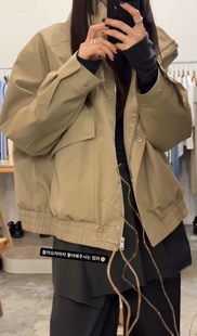 Form韩国东大门25新春morethanyesterday工装 外套女短设计感休闲