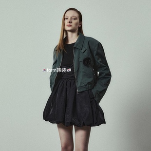折form韩国东大门代购 气质休闲短外套 25秋冬atelier设计师时尚