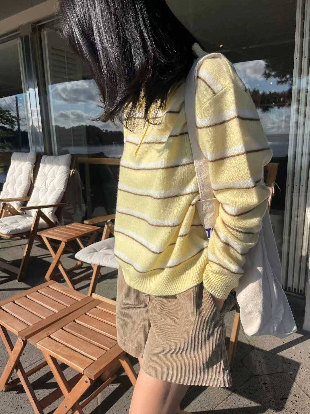 form韩国2025秋季4pi新款时尚百搭宽松显瘦针织衫