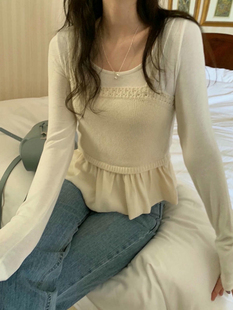 拼接吊带背心 Form韩国东大门pretty young thing春季 新款