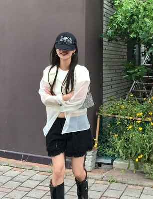 Morethanyesterday东大门韩国25春季新款甜美百搭衬衫