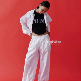 连帽亮面防晒外套 25春夏pippet设计师款 form韩国东大门正品 代购