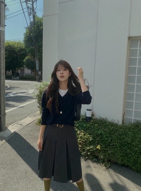 form韩国2025秋季miel新款时尚百搭宽松显瘦半身裙