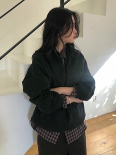 form韩国2025春季 百搭宽松显瘦外套 weather新款