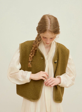 Logarden东大门2025春秋季新款时尚百搭宽松显瘦马甲