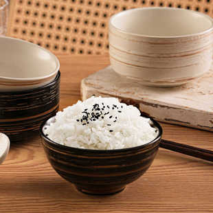 日式 新款 碗高级感陶瓷米饭碗吃饭碗汤碗家用餐具碗碟调料碗小碗