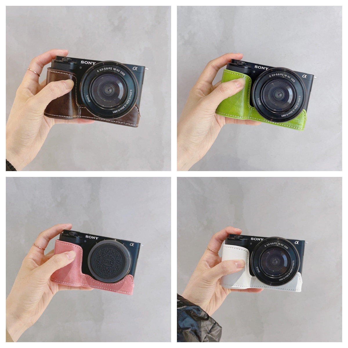 适用Sony索尼ZVE10二代保护套ZVE10M2 ZVE10底座皮套相机包保护壳