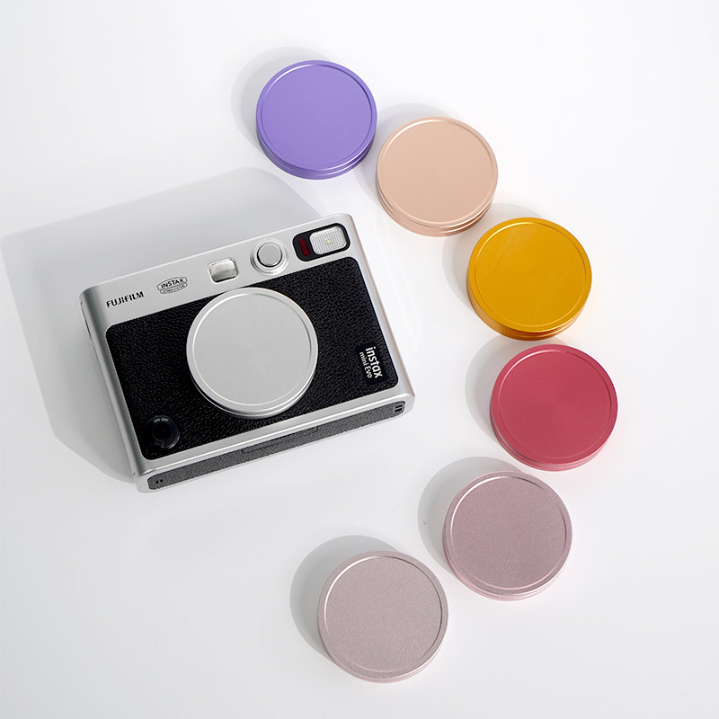 适用于富士instax mini evo镜头盖拍立得EVO铝合金金属镜头保护盖图片