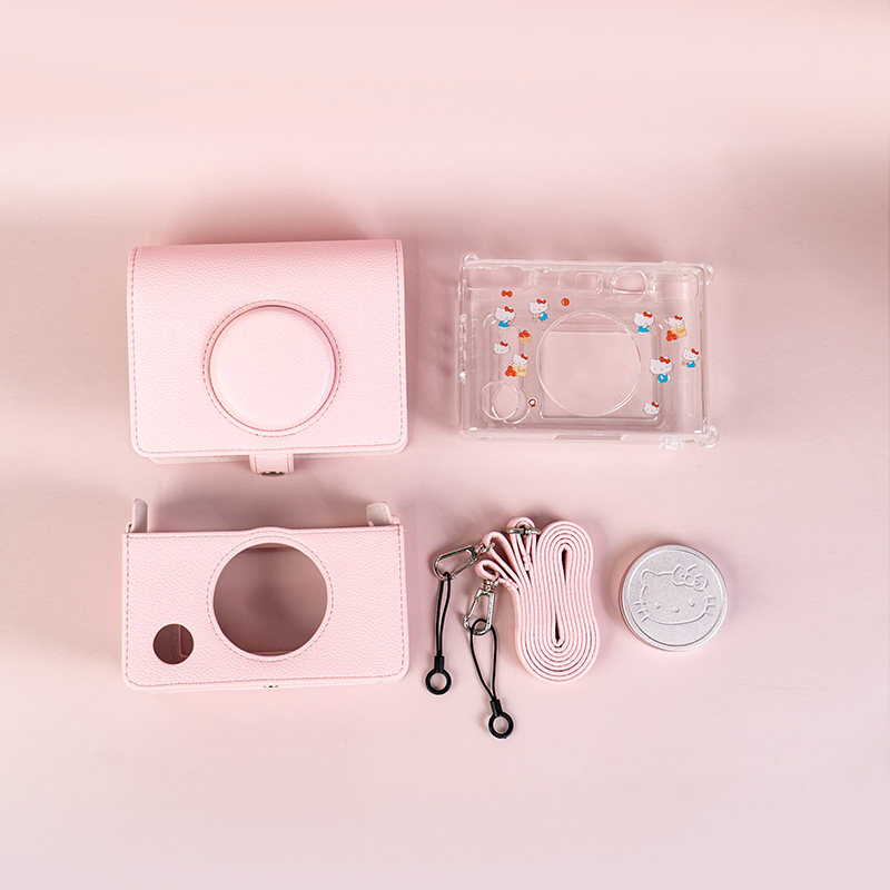 适用于富士拍立得instax mini evo相机包皮套EVO透明壳镜头保护盖图片