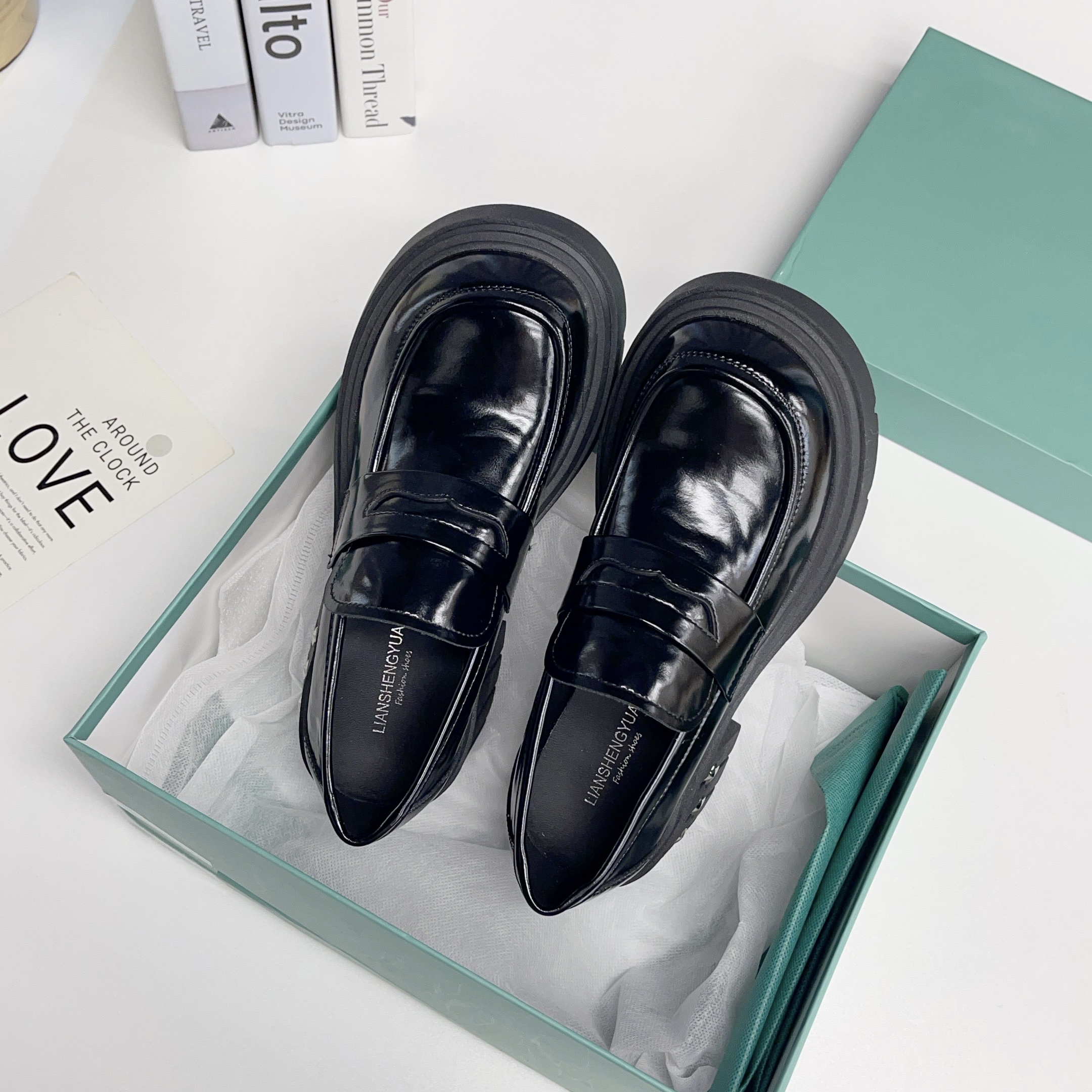 厚底英伦风小皮鞋女鞋子2025新款