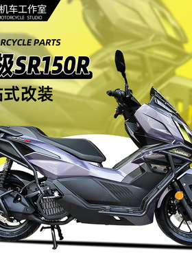 适用无极翼龙SR150R保险杠护杠排气杠货架靠背改装配件专用无损件