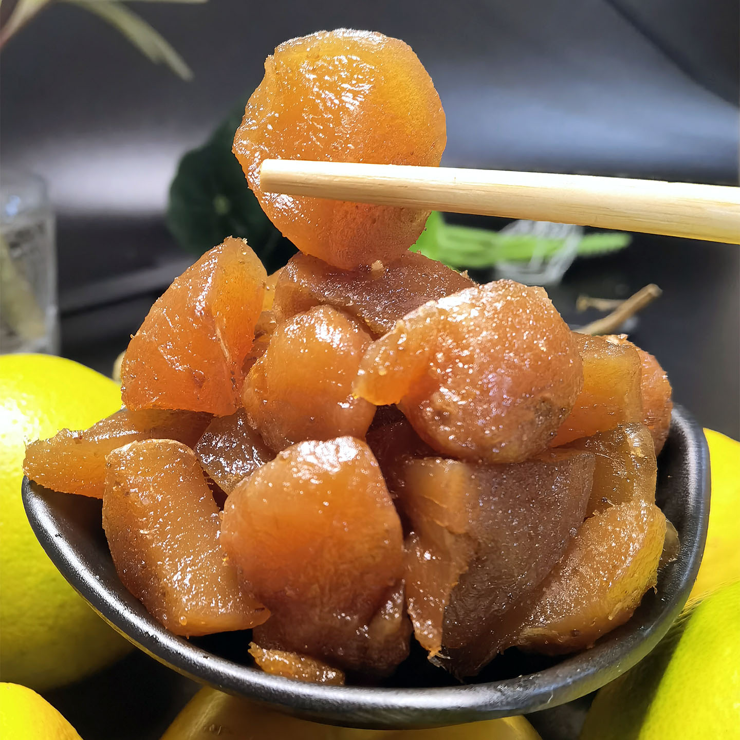 新会陈皮姜250g广东江门特产即食生姜腌制甜姜片块蜜饯零食优好岛