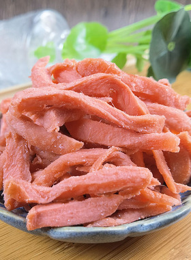 金梅姜丝250g咸姜条咸辣生姜块盐姜泡茶泡水即食姜片袋装红姜零食
