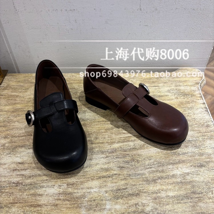 MIO米奥2025秋季女鞋专柜正品玛丽珍鞋圆头T字型女单鞋M254461859