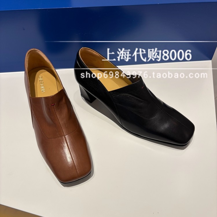 Dissona/迪桑娜2025秋季女鞋英伦粗跟乐福鞋女单鞋 475377 475360图片
