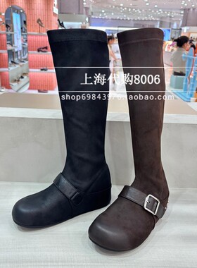 MIO米奥2026冬季女靴专柜正品弹力靴长靴瘦瘦靴高筒靴 M265862701