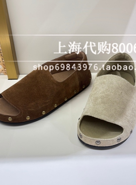 tigrisso蹀愫2026春季女鞋专柜正品铆钉勃肯鞋平底单鞋T76280A-01