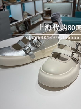 Le saunda莱尔斯丹2025春季女鞋优雅圆头厚底休闲鞋女单鞋6M44202