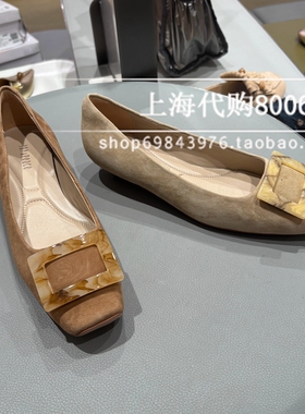 Joy&Peace真美诗2025春季女鞋优雅方扣舒适低跟浅口方头单鞋18751