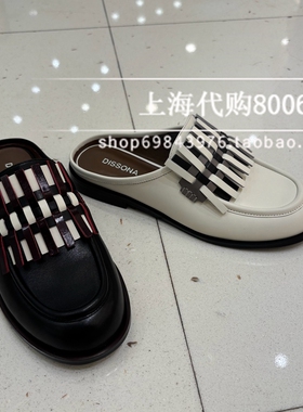 迪桑娜2025春季女鞋包头拖鞋外穿厚底勃肯鞋穆勒鞋 169760 169770
