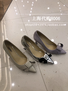 迪桑娜2024春季女鞋欧美浅口尖头蝴蝶结单鞋691152 691199 691161