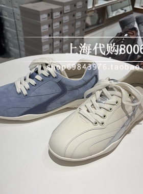 Le saunda莱尔斯丹2025春季女鞋系带时尚运动休闲鞋德训鞋6M32701