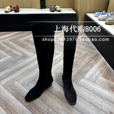 natursun娜冉2025冬季女靴专柜正品粗跟过膝长靴骑士靴 N24529309