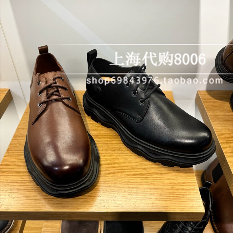 秋季男鞋Clarks正装皮鞋透气商务图片